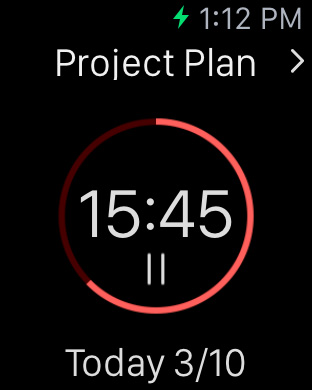 pomodoro timer for apple watch