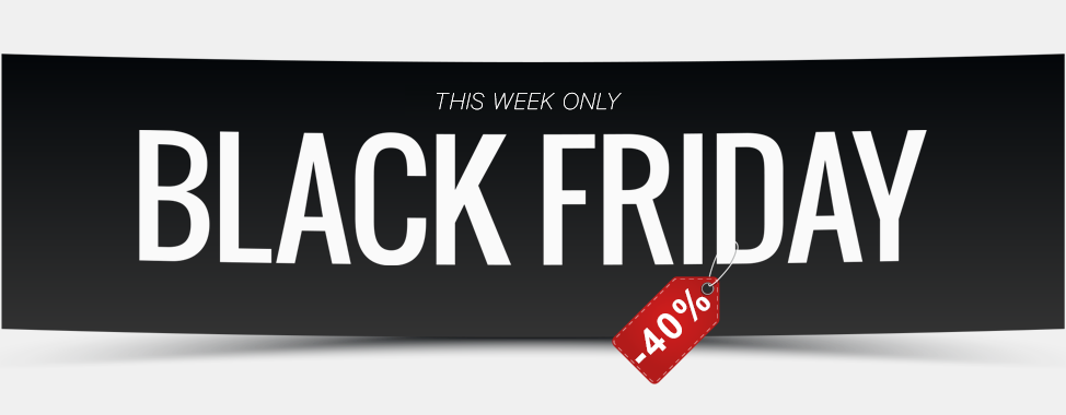 Black Friday Sale -40 % OFF