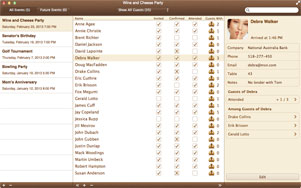 Guest List Organizer screenshot